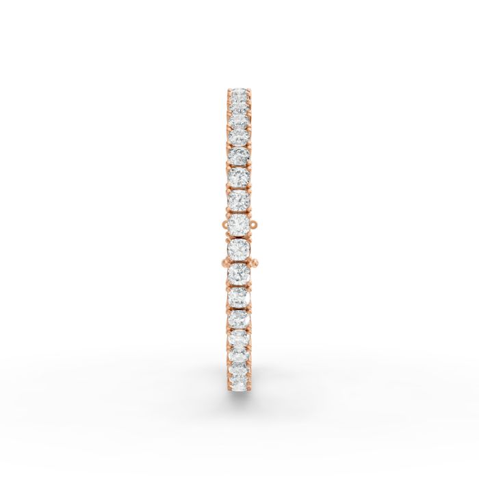 Cushion Shape Diamond Bracelets in Gold