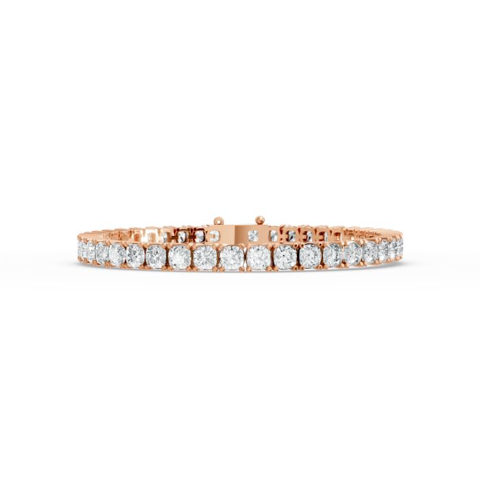 Cushion Shape Diamond Bracelets in Gold