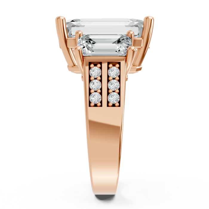 Emerald 14K White Gold Fashion Bridal Ring