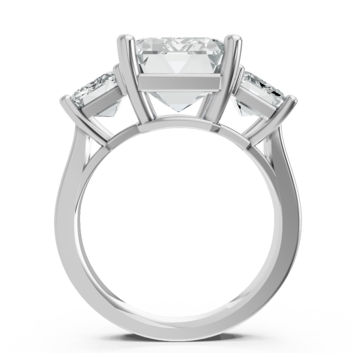 Emerald 14K White Gold Fashion Bridal Ring