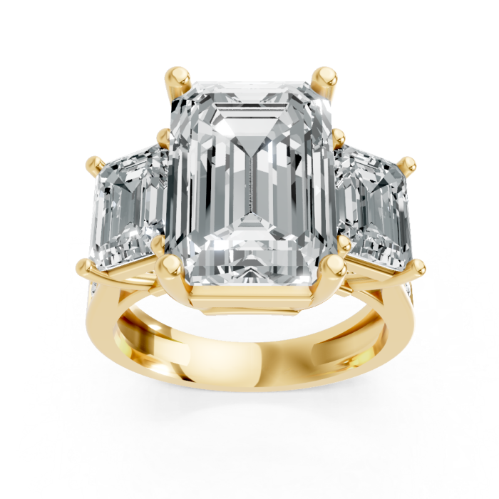 Emerald 14K White Gold Fashion Bridal Ring