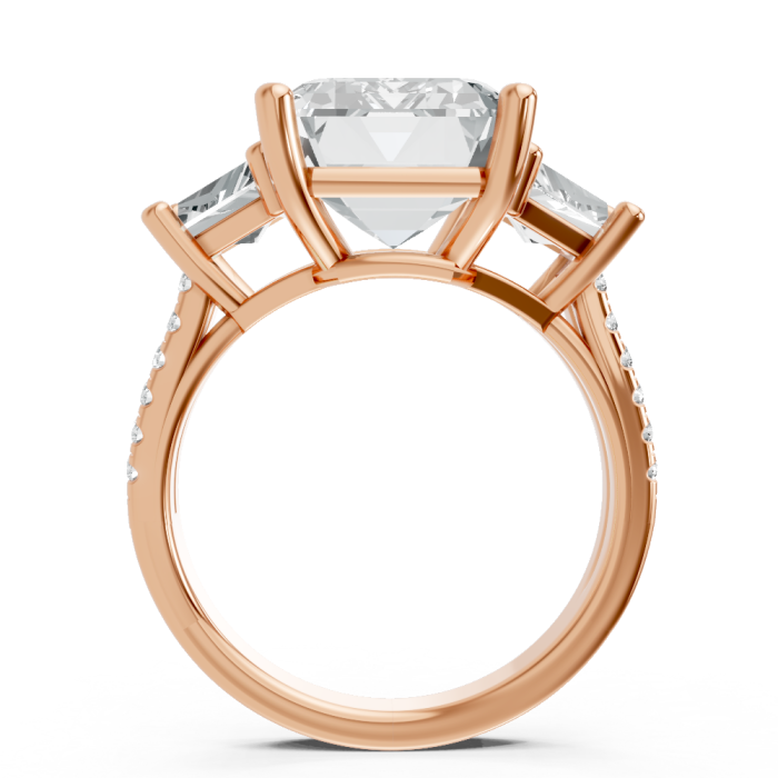 Emerald 14K White Gold Fashion Bridal Ring