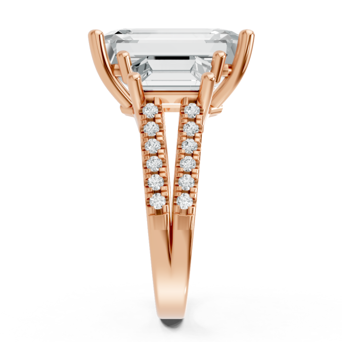 Emerald 14K White Gold Fashion Bridal Ring