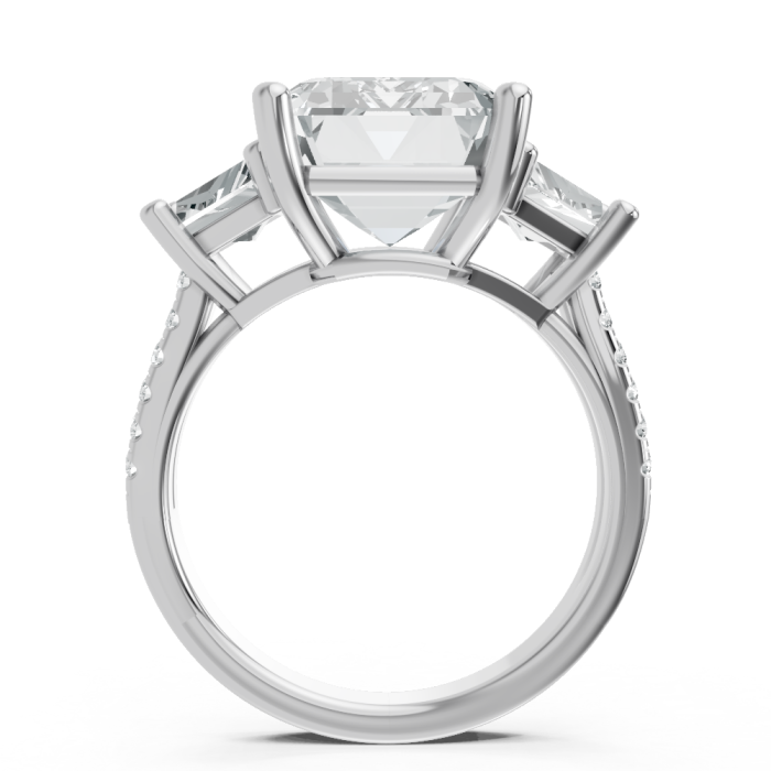 Emerald 14K White Gold Fashion Bridal Ring