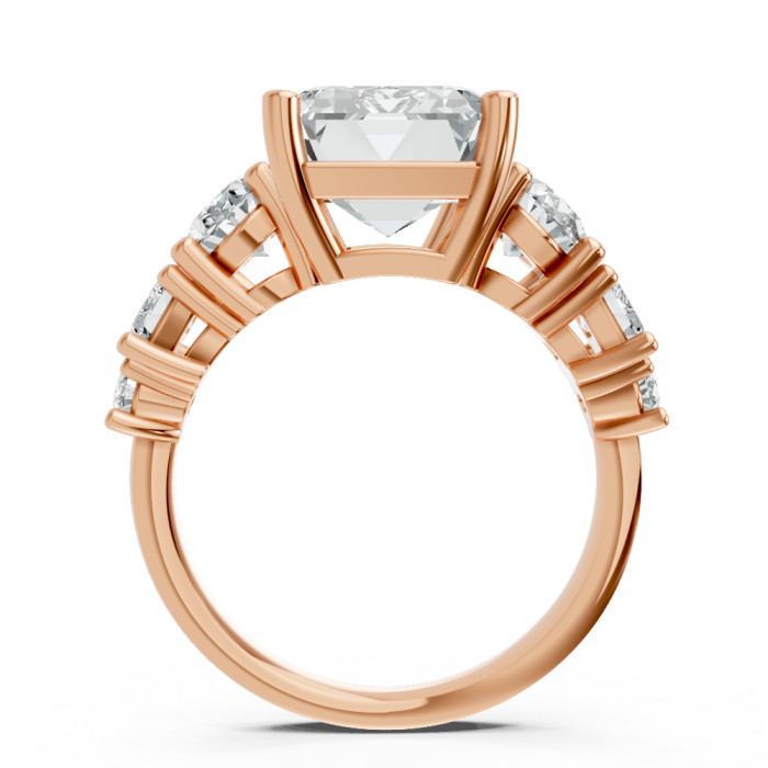 Emerald 14K White Gold Fashion Bridal Ring