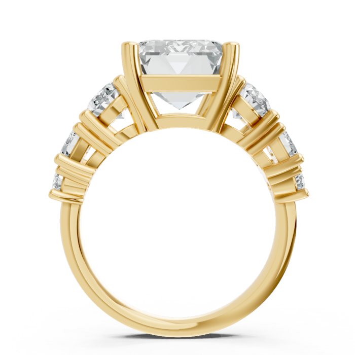 Emerald 14K White Gold Fashion Bridal Ring