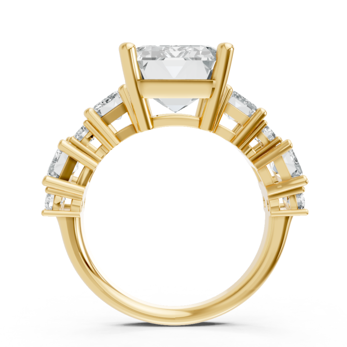 Emerald 14K White Gold Fashion Bridal Ring