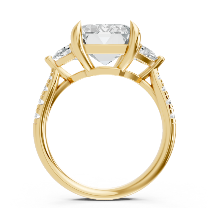 Emerald 14K White Gold Fashion Bridal Ring