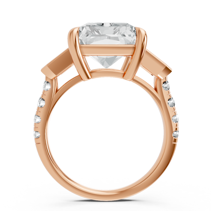 Emerald 14K White Gold Fashion Bridal Ring