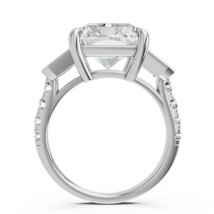 Emerald 14K White Gold Fashion Bridal Ring