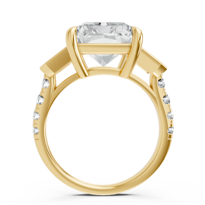 Emerald 14K White Gold Fashion Bridal Ring