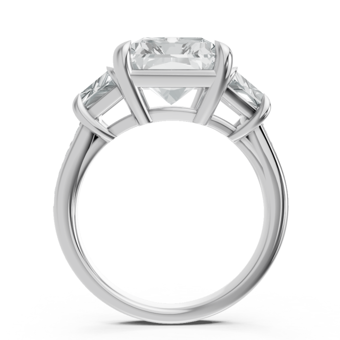 Radiant 14K White Gold Fashion Bridal Ring