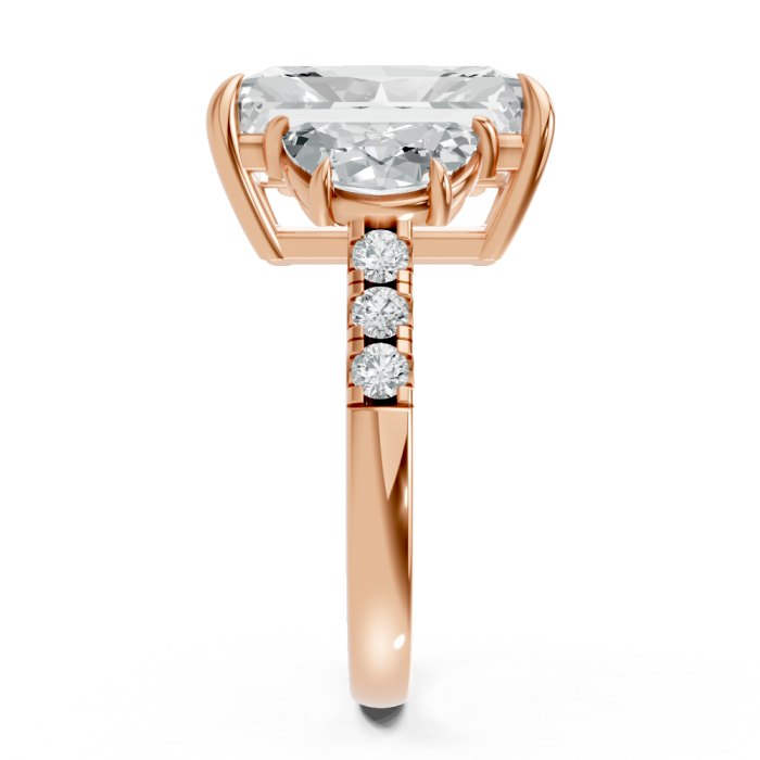 Radiant 14K White Gold Fashion Bridal Ring