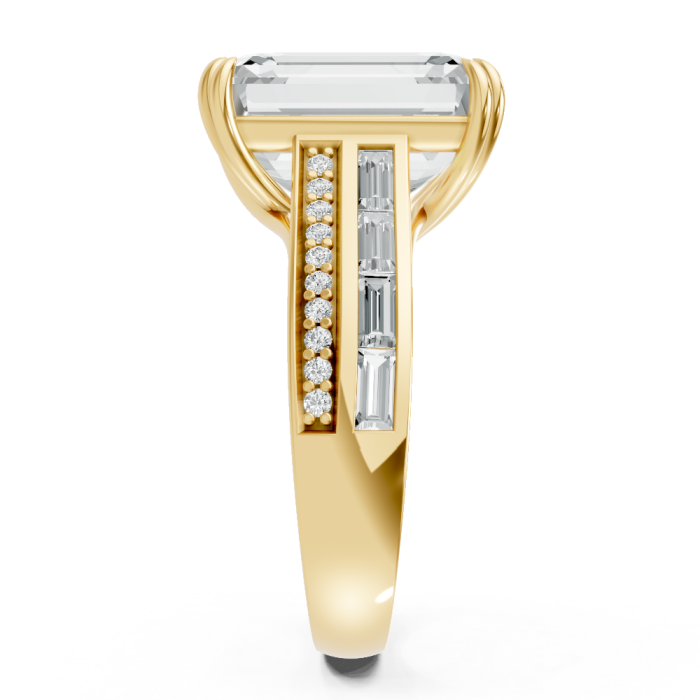 Radiant 14K White Gold Fashion Bridal Ring