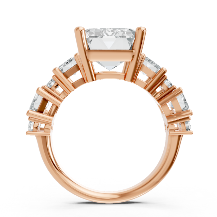 Emerald 14K White Gold Fashion Bridal Ring