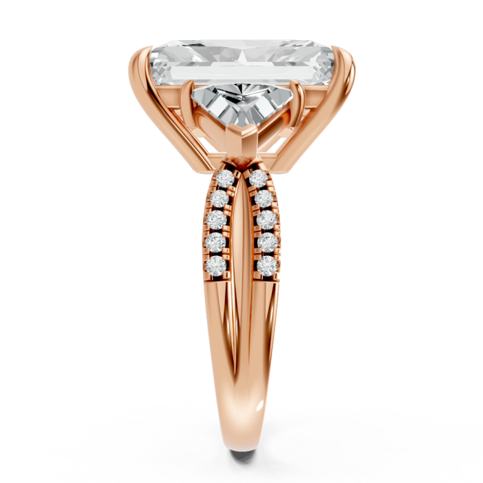 Radiant 14K White Gold Fashion Bridal Ring