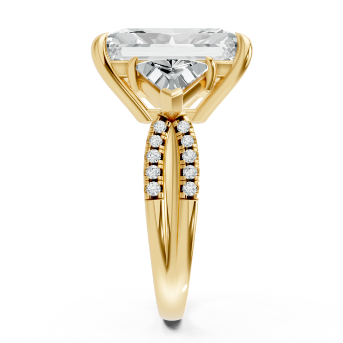 Radiant 14K White Gold Fashion Bridal Ring