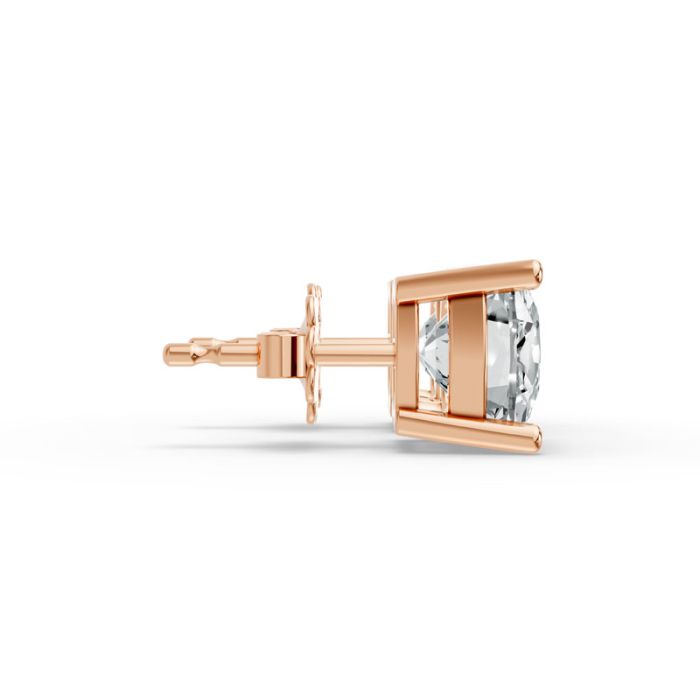 4 Prong Solitaire Earrings