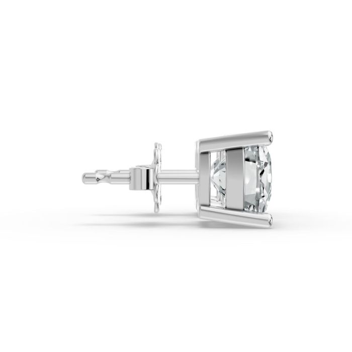 4 Prong Solitaire Earrings