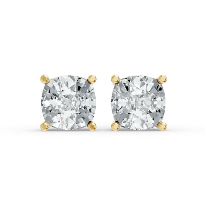 4 Prong Solitaire Earrings
