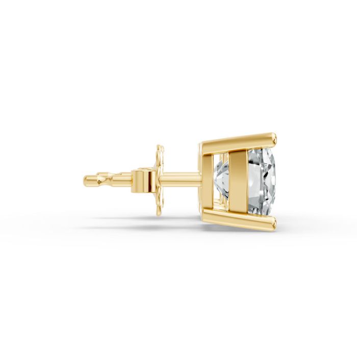 4 Prong Solitaire Earrings