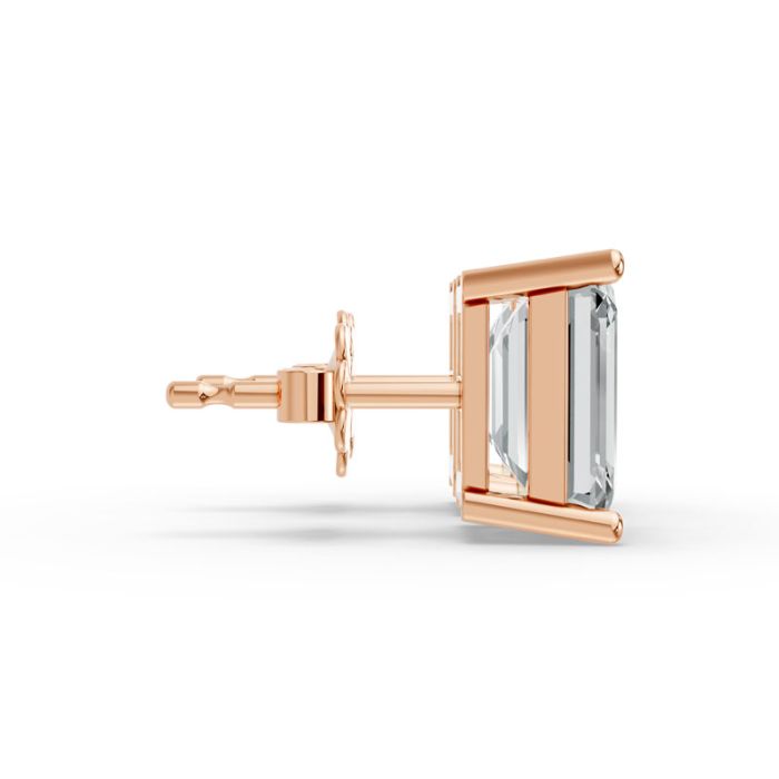 4 Prong Solitaire Earrings