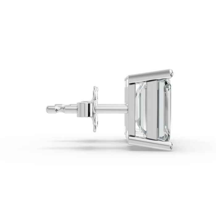 4 Prong Solitaire Earrings