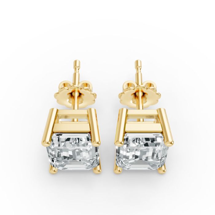 4 Prong Solitaire Earrings
