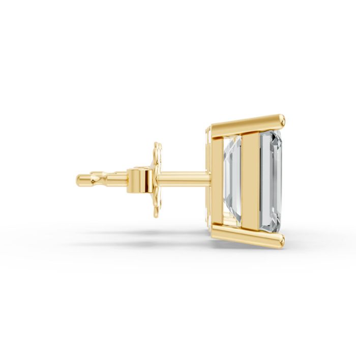 4 Prong Solitaire Earrings