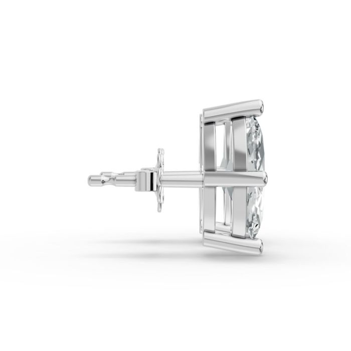 4 Prong Solitaire Earrings