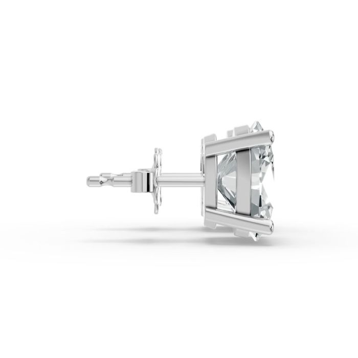 4 Prong Solitaire Earrings