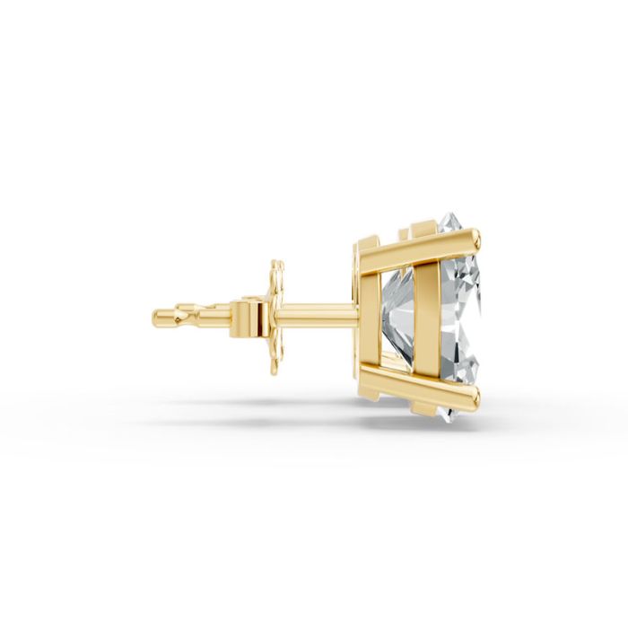 4 Prong Solitaire Earrings