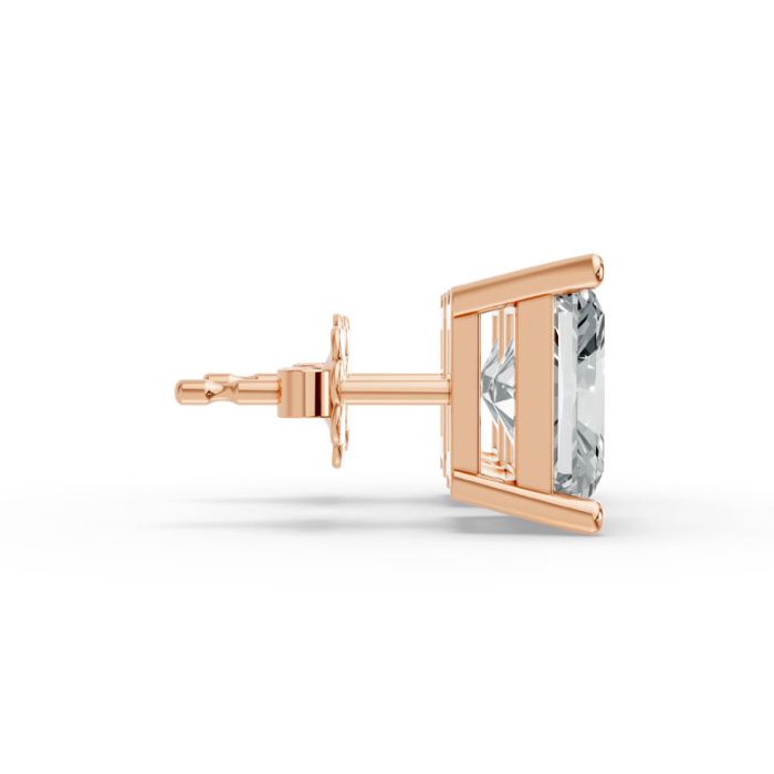 4 Prong Solitaire Earrings