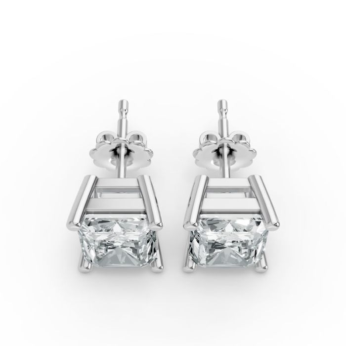 4 Prong Solitaire Earrings