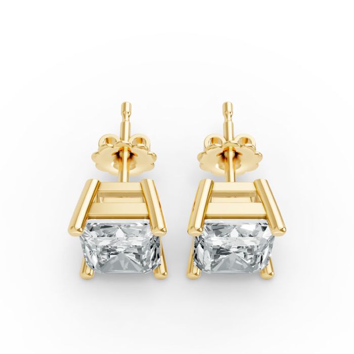 4 Prong Solitaire Earrings
