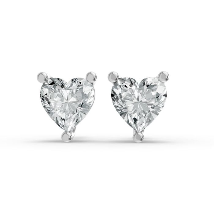 3 Prong Solitaire Earrings