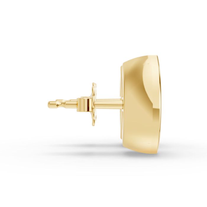 Bezel Set Solitaire Earrings