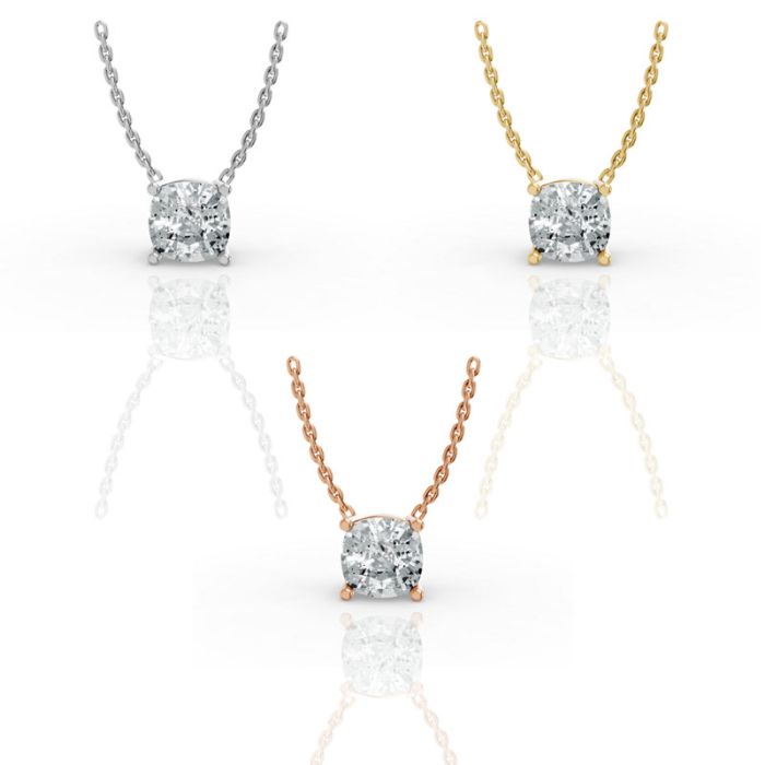 4 Prong Solitaire Pendant