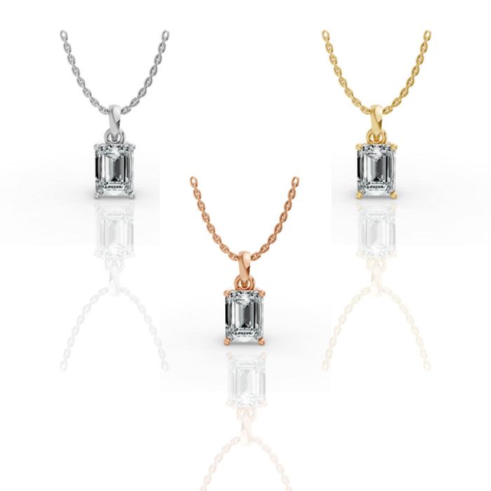 4 Prong Solitaire Pendant