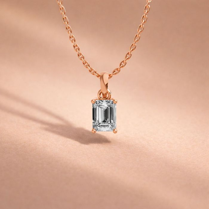 4 Prong Solitaire Pendant