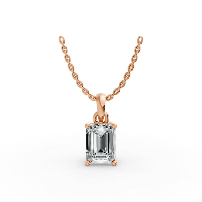 4 Prong Solitaire Pendant