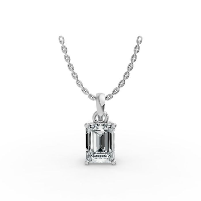4 Prong Solitaire Pendant