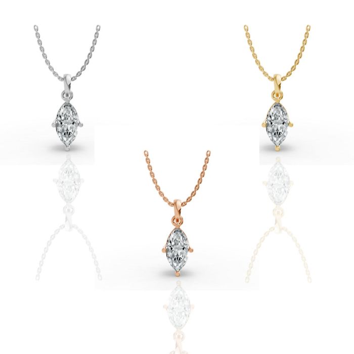 4 Prong Solitaire Pendant