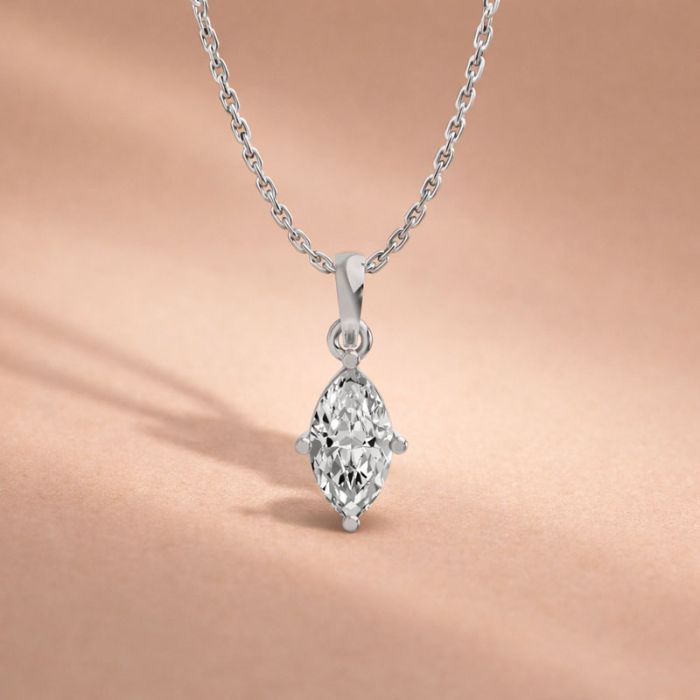 4 Prong Solitaire Pendant