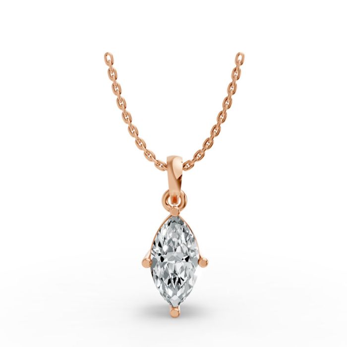 4 Prong Solitaire Pendant