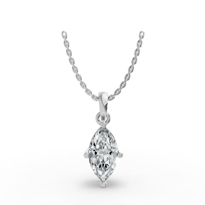 4 Prong Solitaire Pendant