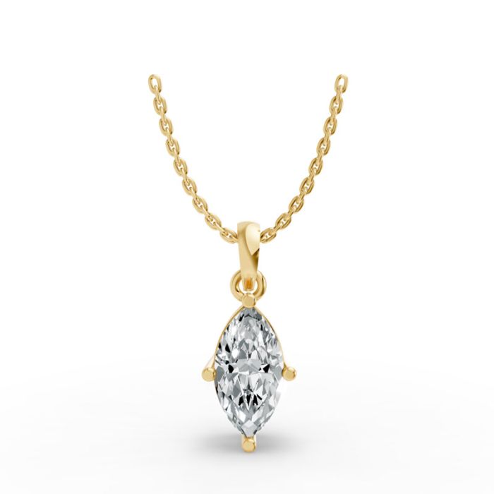 4 Prong Solitaire Pendant