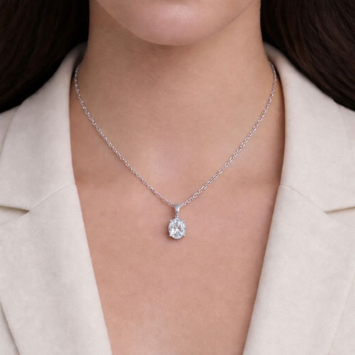 4 Prong Solitaire Pendant