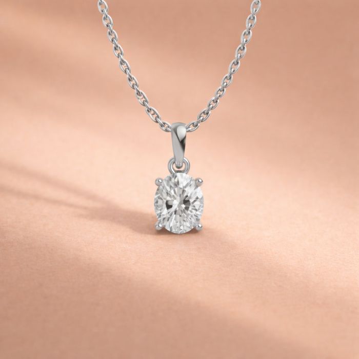 4 Prong Solitaire Pendant