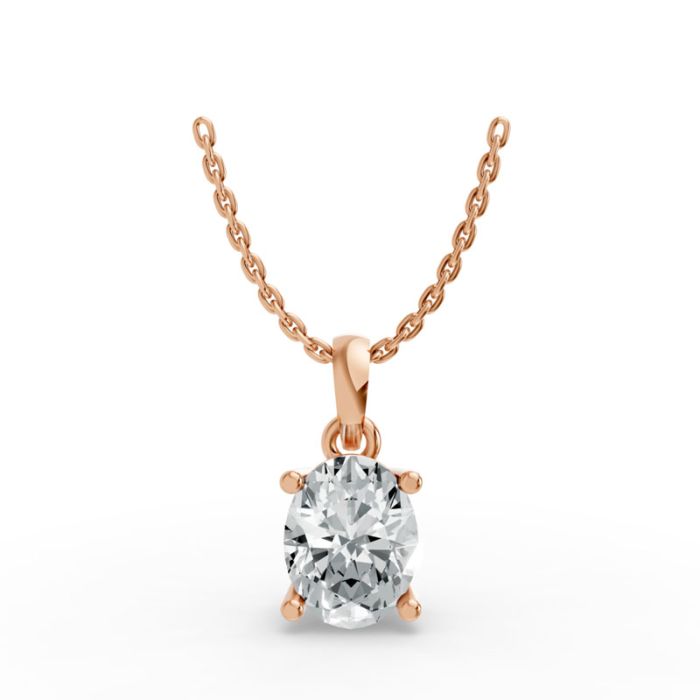 4 Prong Solitaire Pendant
